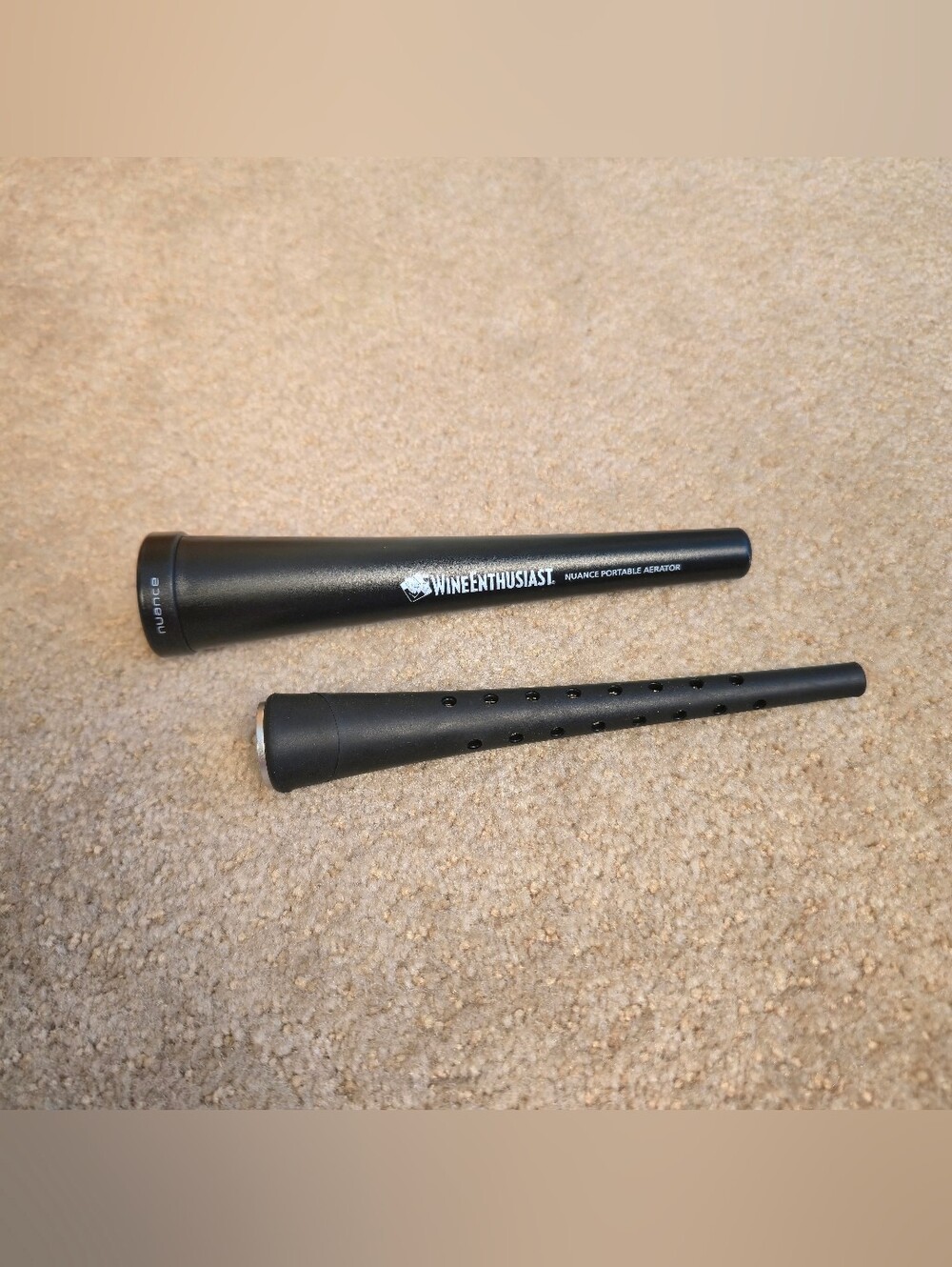 Wine Enthusiast Nuance portable aerator and filter set